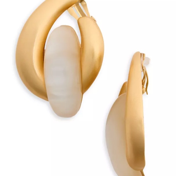 Cult Gia Audrina Earrings Clip On Evening Costume Jewelry Designer - Picture 3 of 8